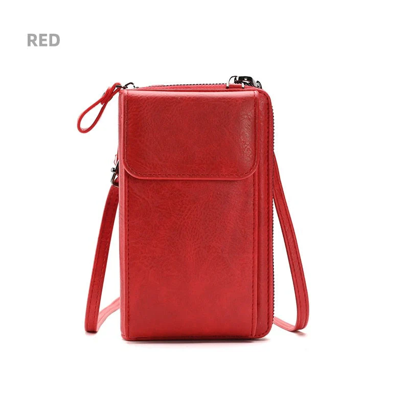 deanwangkt - Fashion Ladies Small Crossbody Messenger Bags Women Shoulder Bag Phone Wallet Mini PU Leather Card Holder Female Purse - Deanwangkt