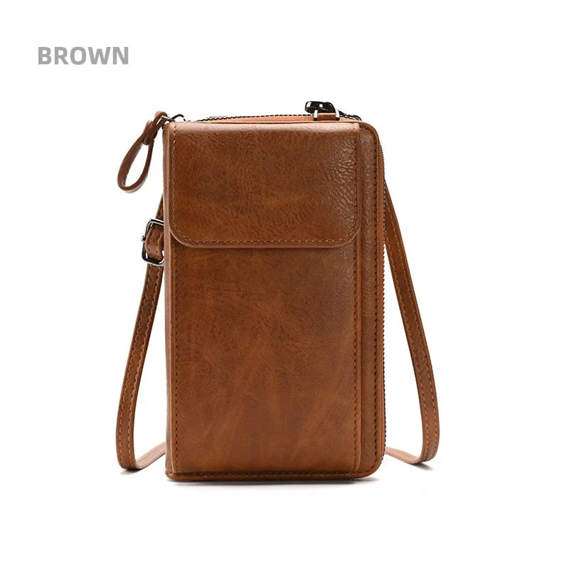 deanwangkt - Fashion Ladies Small Crossbody Messenger Bags Women Shoulder Bag Phone Wallet Mini PU Leather Card Holder Female Purse - Deanwangkt