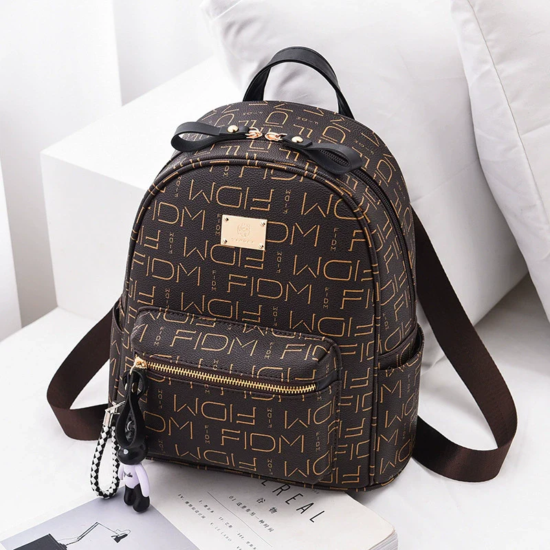 Backpack Women's Bag  New Fashion Commuter School Bag Printing Lightweight Large Capacity Temperament Backpack - Deanwangkt