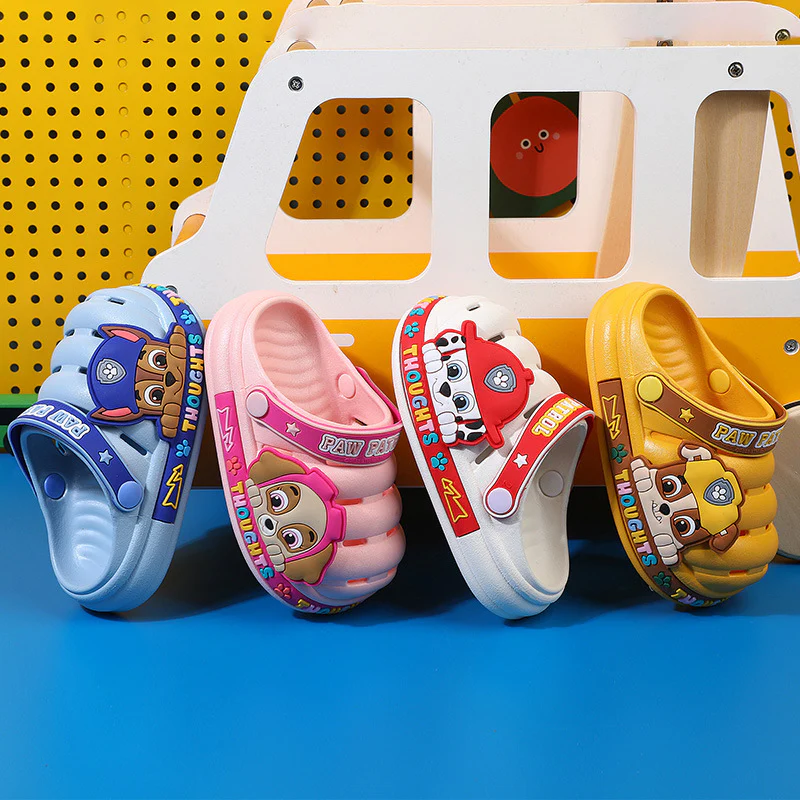 DEANWANGKT New PAW Patrol Summer Children's Cartoon Hole Shoes Boys and Girls Baby Home Non-Slip Sandals Wholesale - Deanwangkt
