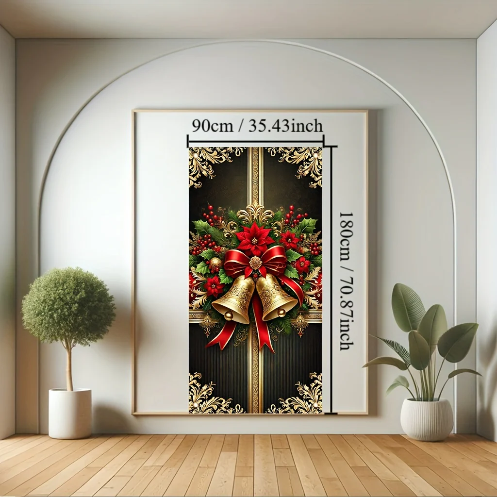 Gorgeous Christmas Bell Porch Banner - 35x70