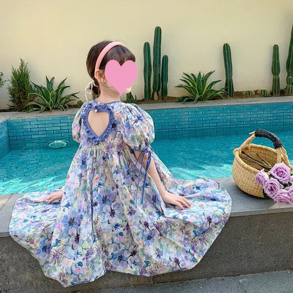 Girls' Dress Summer Dress  New Children's Children's Summer Clothing Spring Skirt Short Sleeve Outer Princess Dress Thin Fashion - Deanwangkt