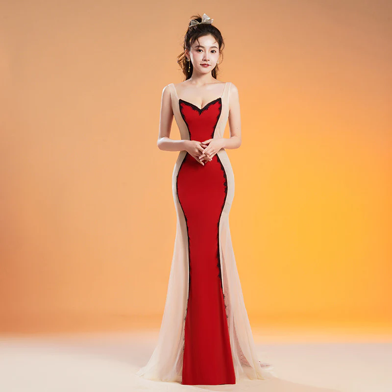 2025 G103/Sexy Dress Celebrity Party Fishtail Evening Dress Night Slim Temperament Long Dress Dress - Deanwangkt