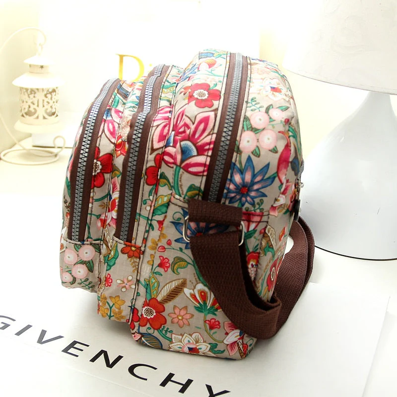 deanwangkt - Fashion Women Messenger Bags New Vinatge Flower Printing Women Bag Mummy Casual Shoulder Bags Female small Wallet - Deanwangkt