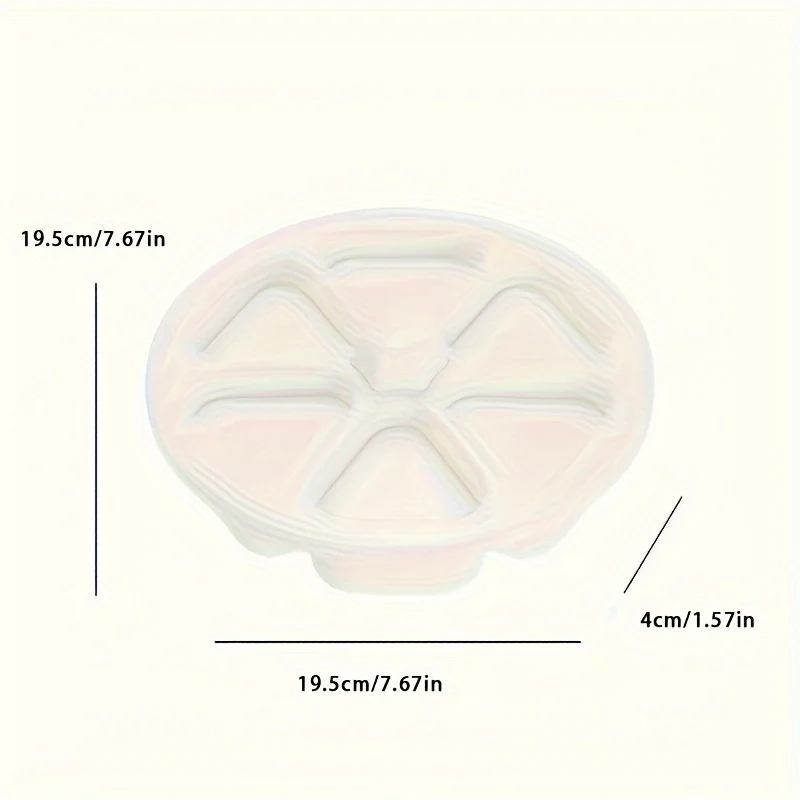 1pc 6-Cavity Sushi Plastic Mold, Pressed Rice Ball Bento Mold, Utility Kitchen Accessories for DIY Supplies, Dinnerware - Deanwangkt