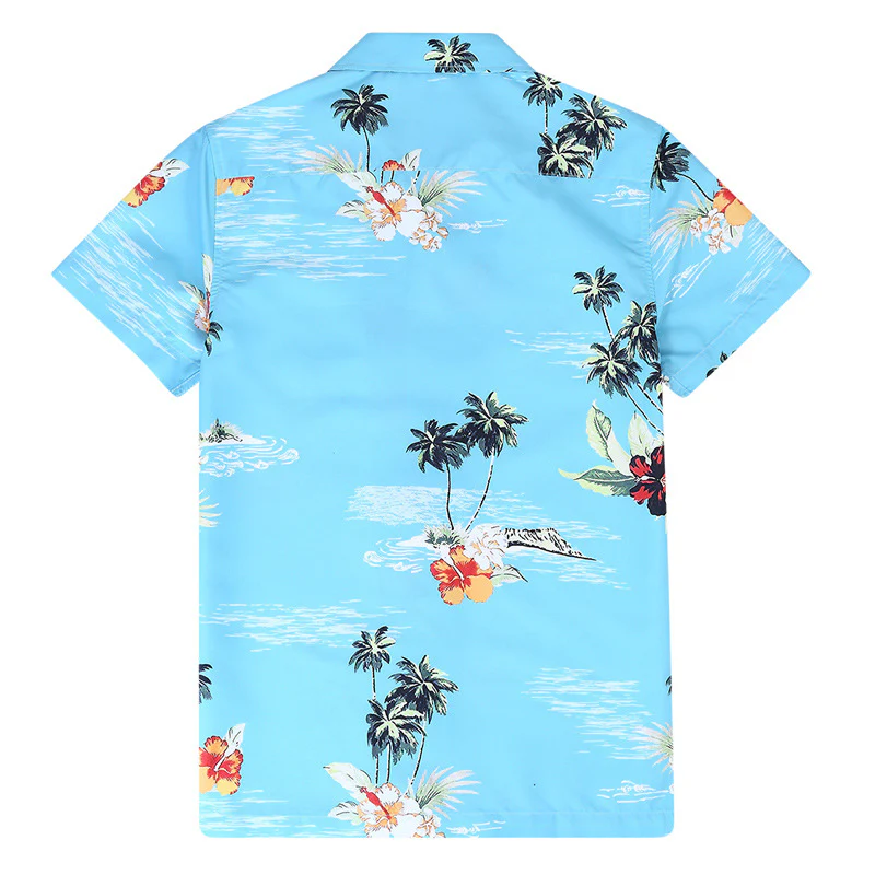 DEANWANGKT 2025 Men's Casual Hawaiian Shirt Men's,  Loose Shirt Men's Popularan, n Large Size Beach Shirt - Deanwangkt