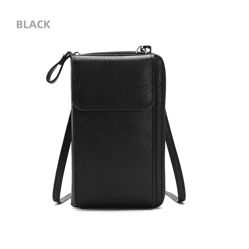 deanwangkt - Fashion Ladies Small Crossbody Messenger Bags Women Shoulder Bag Phone Wallet Mini PU Leather Card Holder Female Purse - Deanwangkt