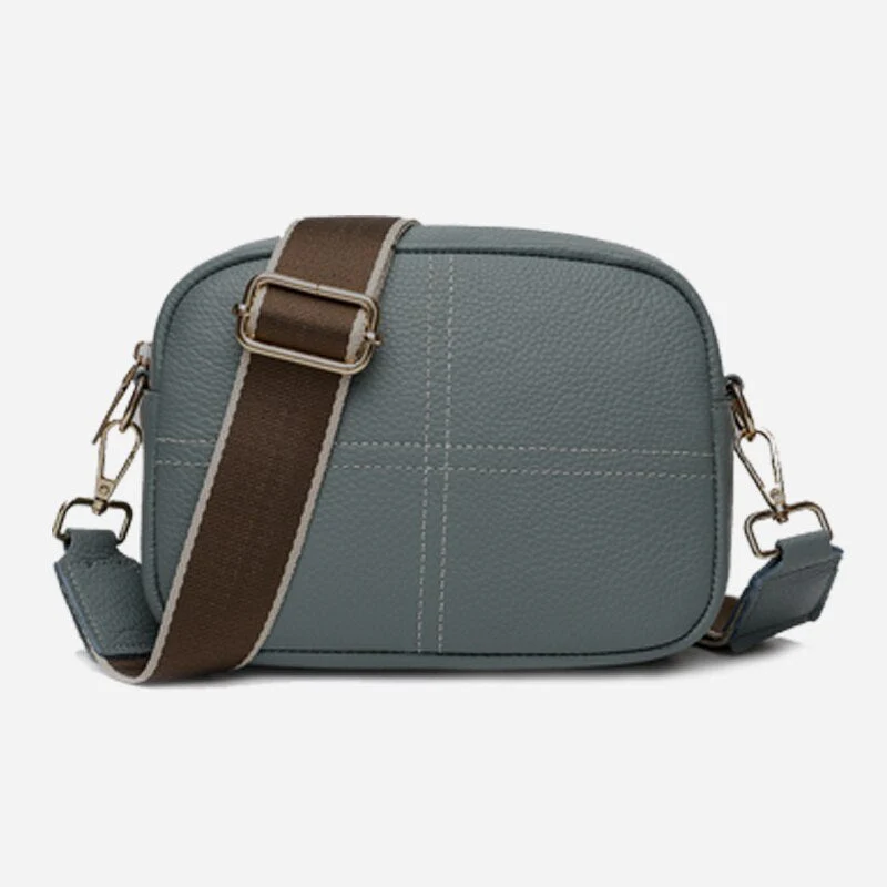 deanwangkt - Cowhide Bag New Leather Soft Leather Zero Wallet Fashion Versatile Messenger Crossbody Bags For Women Square Bag - Deanwangkt