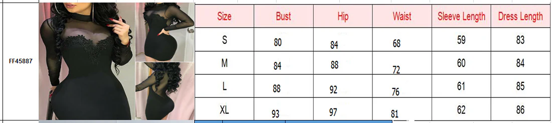 DEANWANGKT   Women's Collar Dress Long Sleeve Translucent Geometric Evening Dress Polyester Mini One-Piece Dress - Deanwangkt