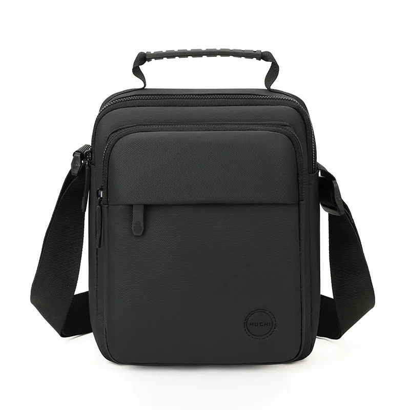 deanwangkt  New Men's Business Messenger Bag Simple Casual Shoulder Bag Solid Color Portable Waterproof Men's Backpack - Deanwangkt
