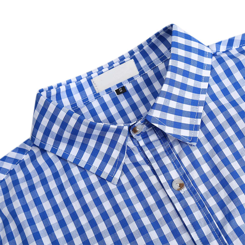 DEANWANGKT 2025 Germany Munich Oktoberfest Men's Shirt Slim Short Sleeve Long Sleeve Shirt  Popular Plaid - Deanwangkt