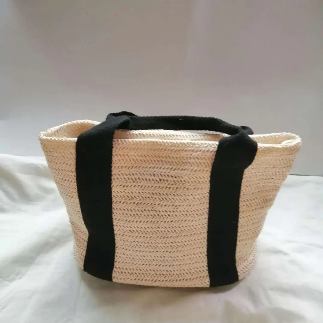 Summer New Vegetable Basket Straw Bag Bohemian Style Beach Bag Holiday Casual Women's Bag - Deanwangkt