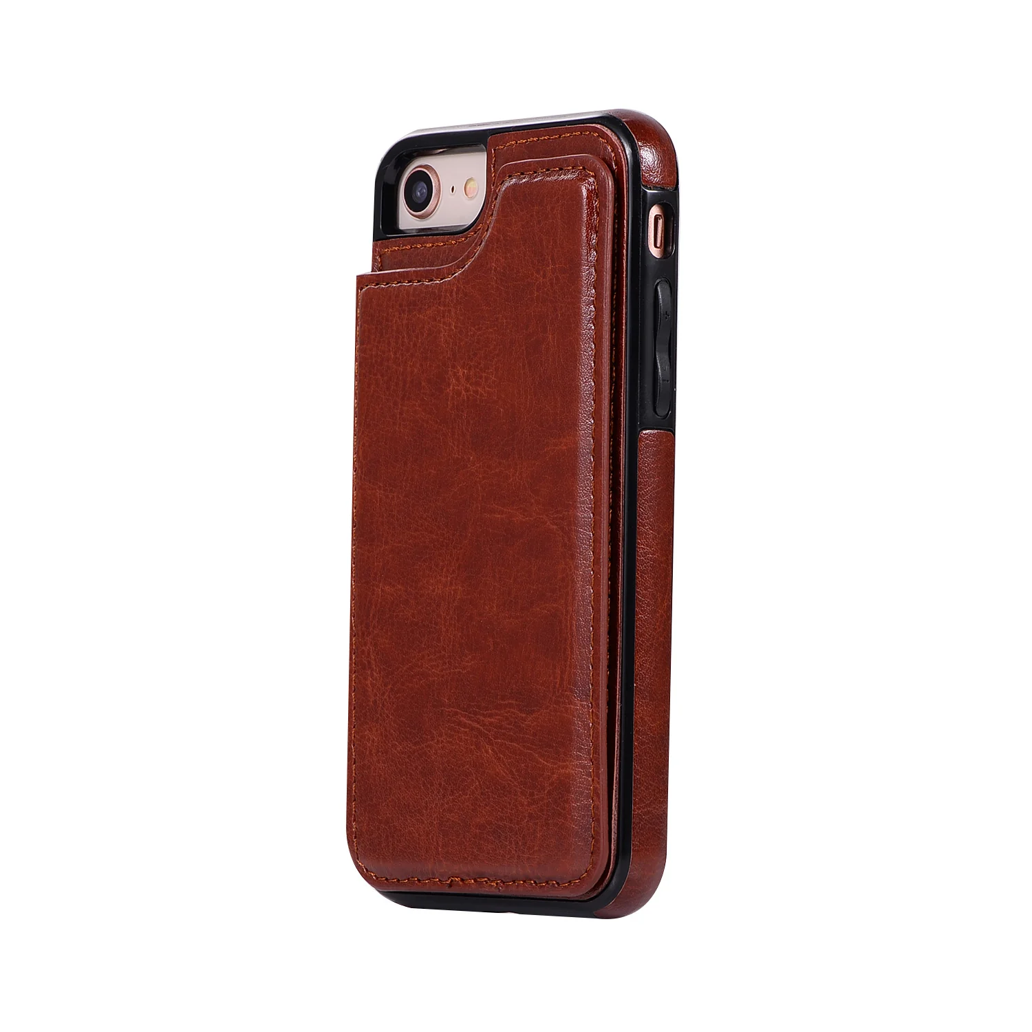 Premium PU Leather Wallet Phone Case with Card Slots and Magnetic Closure - Slim-Fit Design for iPhone 11, 12, 13, 14 Series & More - 4G/5G Compatible - Deanwangkt