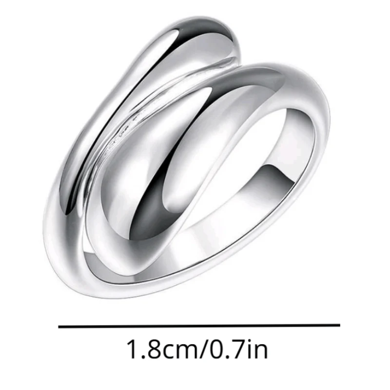 Exquisite Water Droplet Pendant Necklace Earrings Set - Plated White K Alloy Jewelry with Gorgeous Design - Perfect for Banquet, Wedding, Anniversary Gift for Women - Deanwangkt