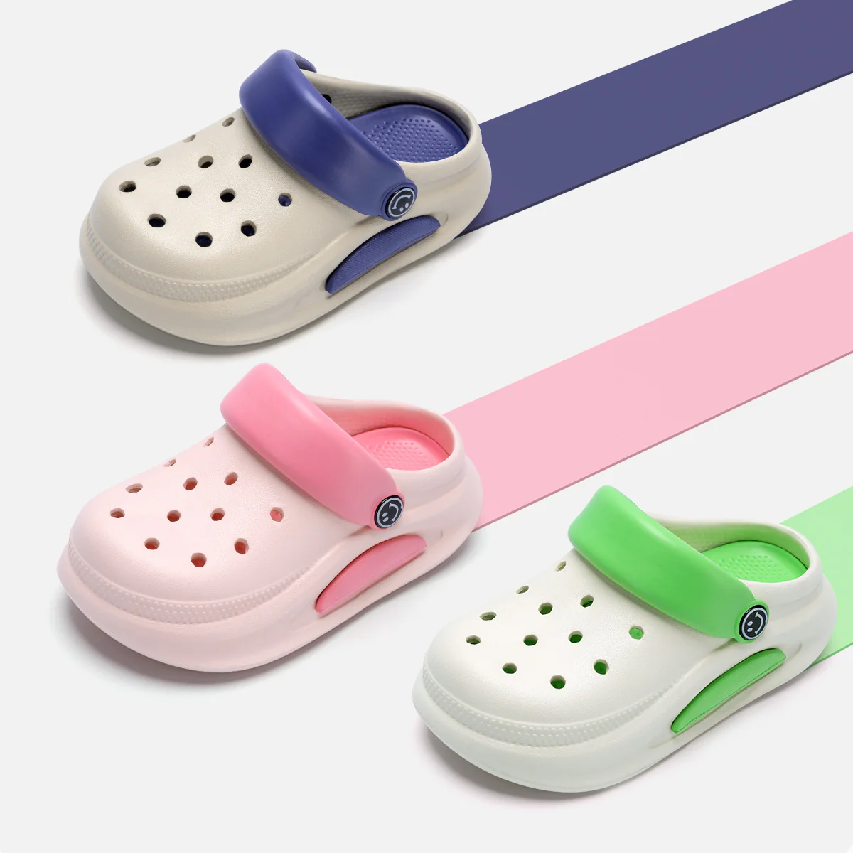 DEANWANGKT Children's Hole Shoes Older Children  New Summer Girls' Sandals Eva Non-Slip Baby Slippers Boys and Girls Outer Wear - Deanwangkt