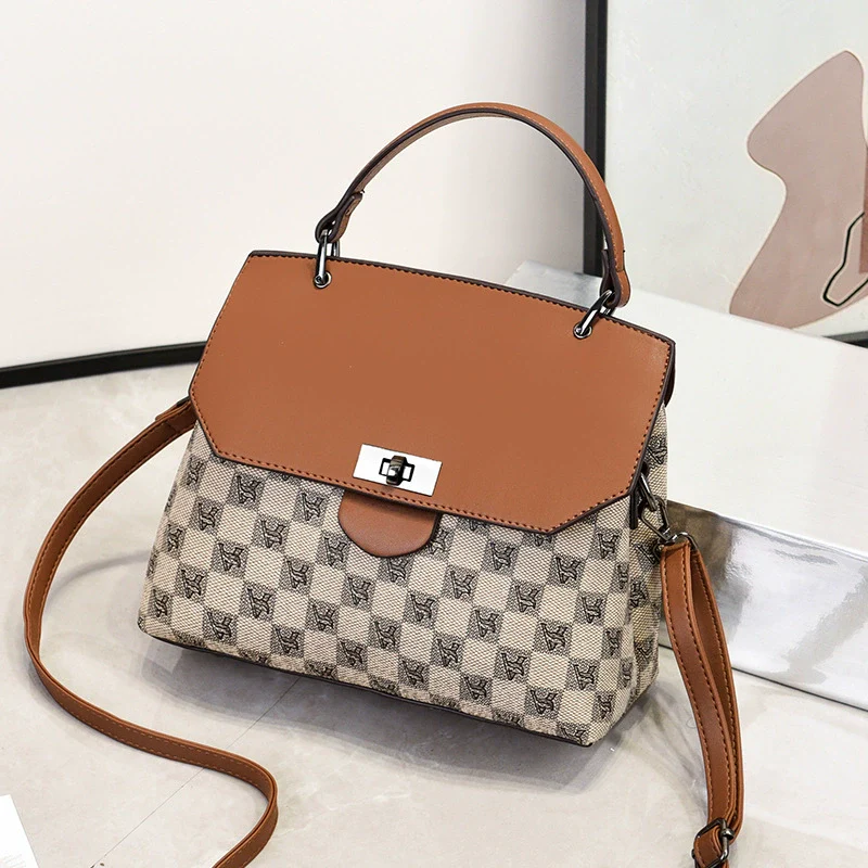 Women's bag  new fashion versatile autumn and winter temperament handbag high-end commuter shoulder messenger bag women - Deanwangkt