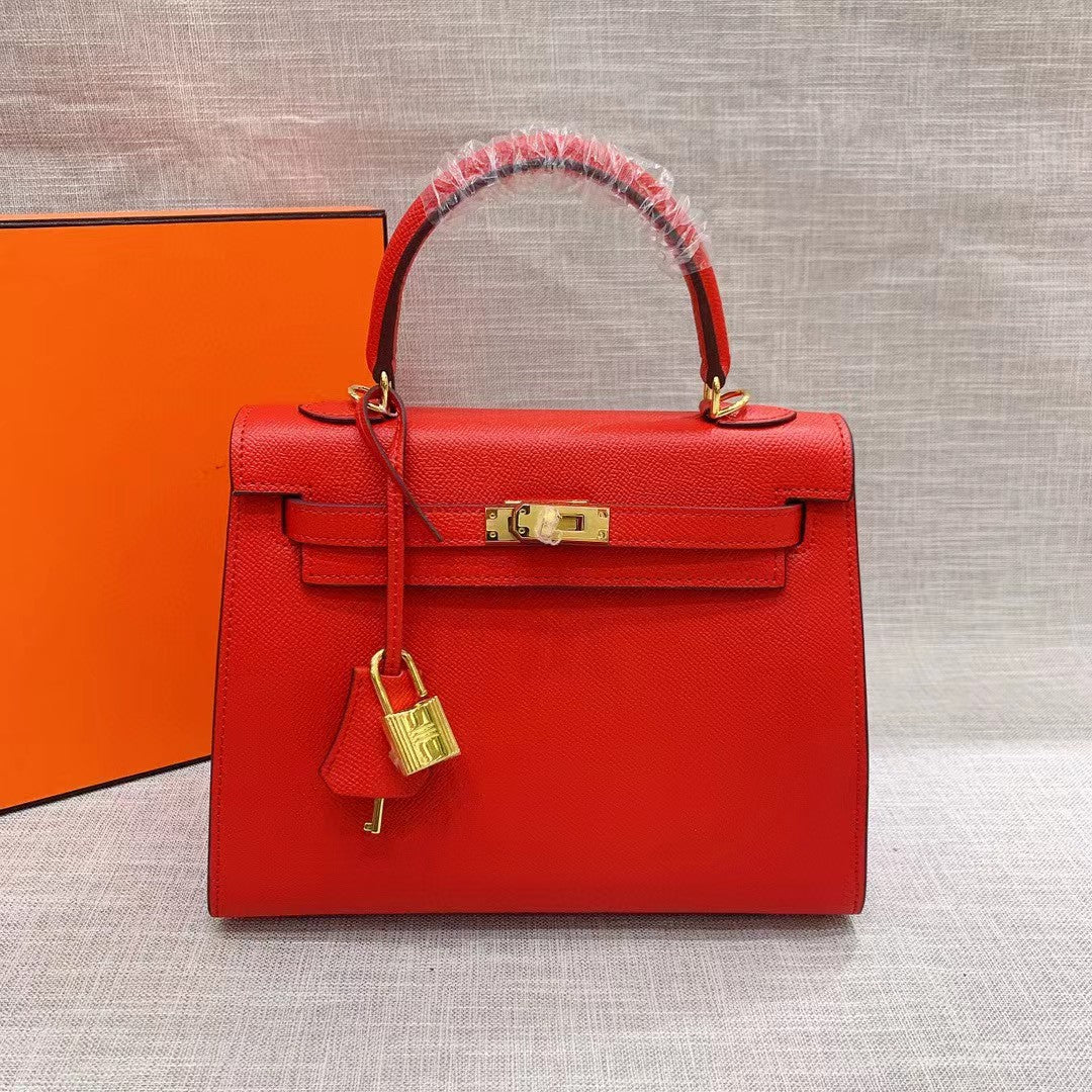 Kelly Bag Second Generation Mini New Versatile High-Grade Leather Casual Crossbody Small Handbags Women - Deanwangkt