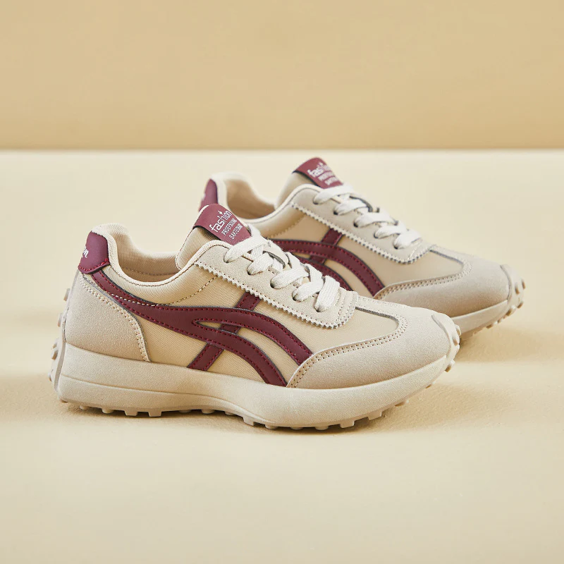 2025 ins Korean version of the new dad shoes girl  spring student sports running casual shoes thick sole height street shot A01 - Deanwangkt