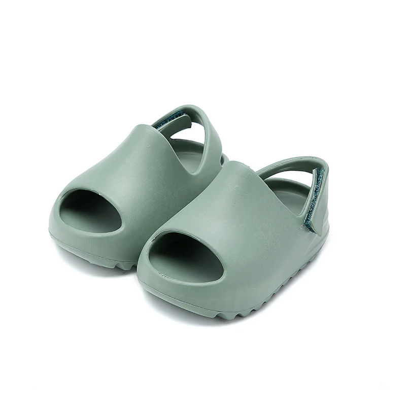 DEANWANGKT Foreign Trade Coconut Children's Slippers Summer New Eva Platform Medium and Big Children Yeezy Sandals Boys and Girls Shoes Wholesale - Deanwangkt