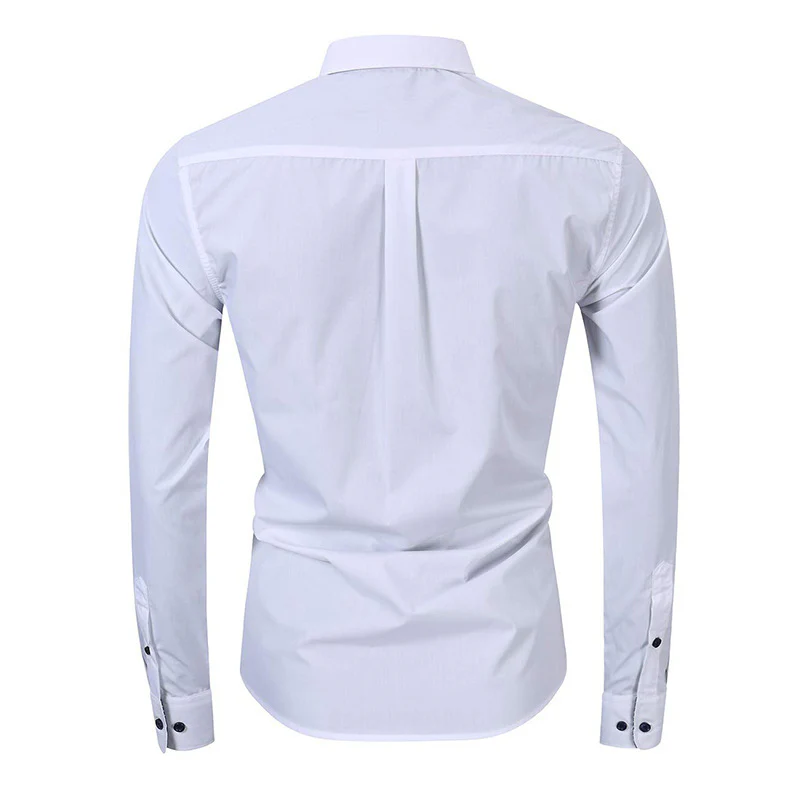 DEANWANGKT 2025 Cross-border explosion   autumn and winter men's shirts, long-sleeved  business men's shirts processing and wholesale - Deanwangkt