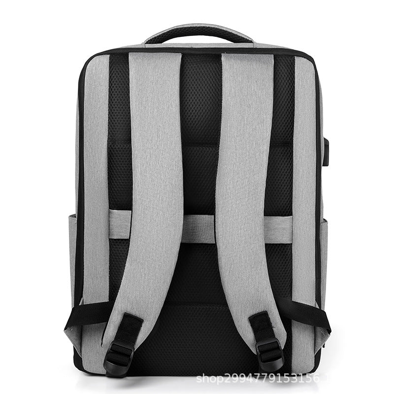 New Scalable Laptop Backpack College Student Large-Capacity Backpack Printed Logo Delivery - Deanwangkt