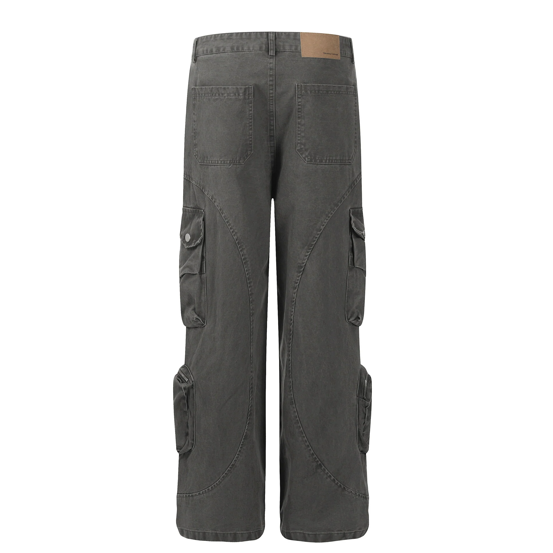 Man Kun C862-popular 2025n Neutral Loose High-end Multi-pocket Design Men's Casual Outdoor Overalls - Deanwangkt