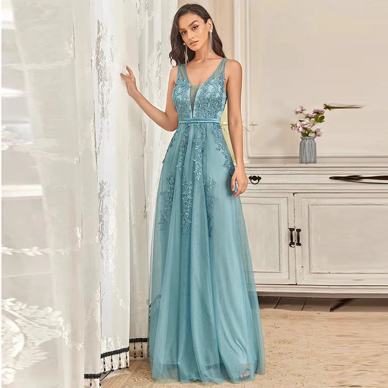 2025Dress  New Banquet Evening Dress Bridal Toast Dress Long Celebrity Party Dress Host Bridesmaid Dress - Deanwangkt