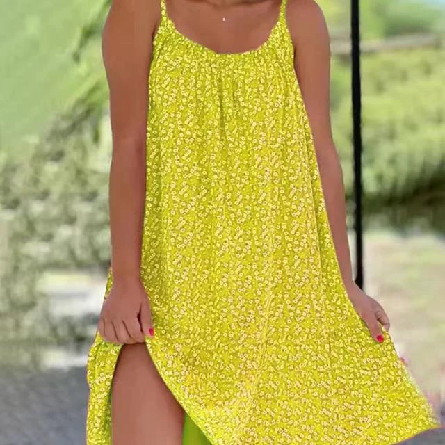 2025 Spring and Summer  Hot European and American Style Sling Dress - Deanwangkt