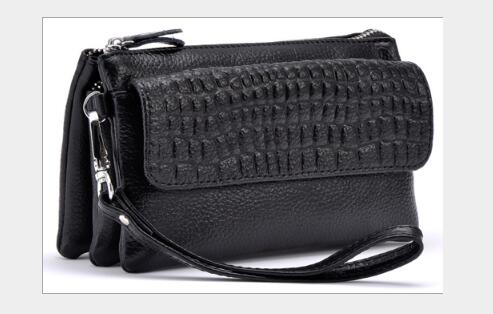 deanwangkt - Genuine Leather Clutch Women Long Wallets Women Money Purse Large Capacity Clutch Coin Purse Ladies Wallet Phone Purse Cartera - Deanwangkt