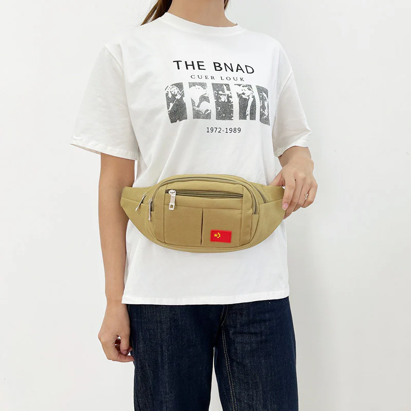 deanwangkt New Waist Bag Men's Multi-Layer Large Capacity Outdoor Travel Mobile Phone Bag Construction Site Business Checkout Belt Bag Wholesale - Deanwangkt