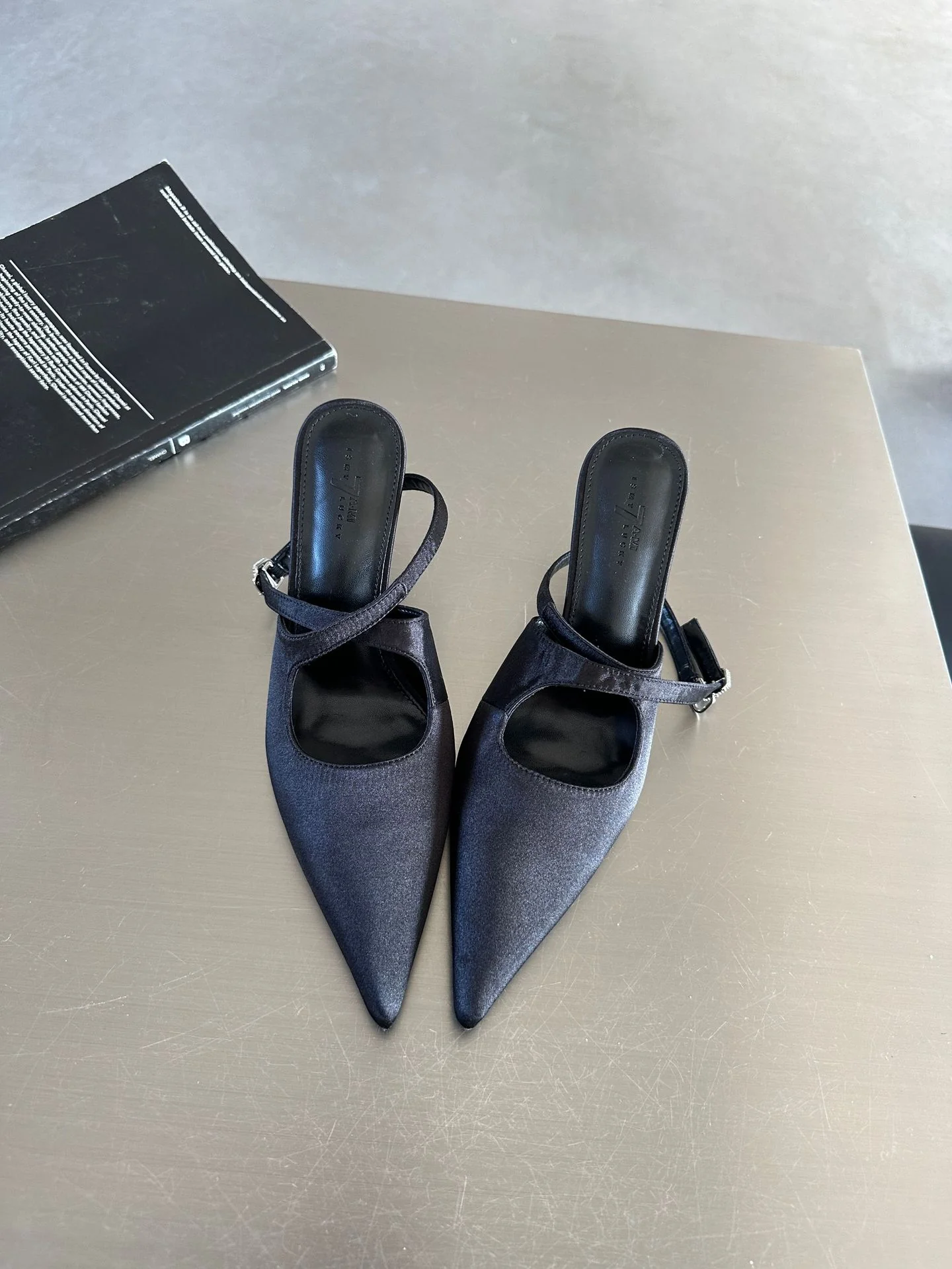 DEANWANGK  Spring and Summer New Pointed High Heel Shoes Daily Fashion Cross Thin Strap Stiletto Heel Closed Toe Slingback Sandals Women's Shoes - Deanwangkt