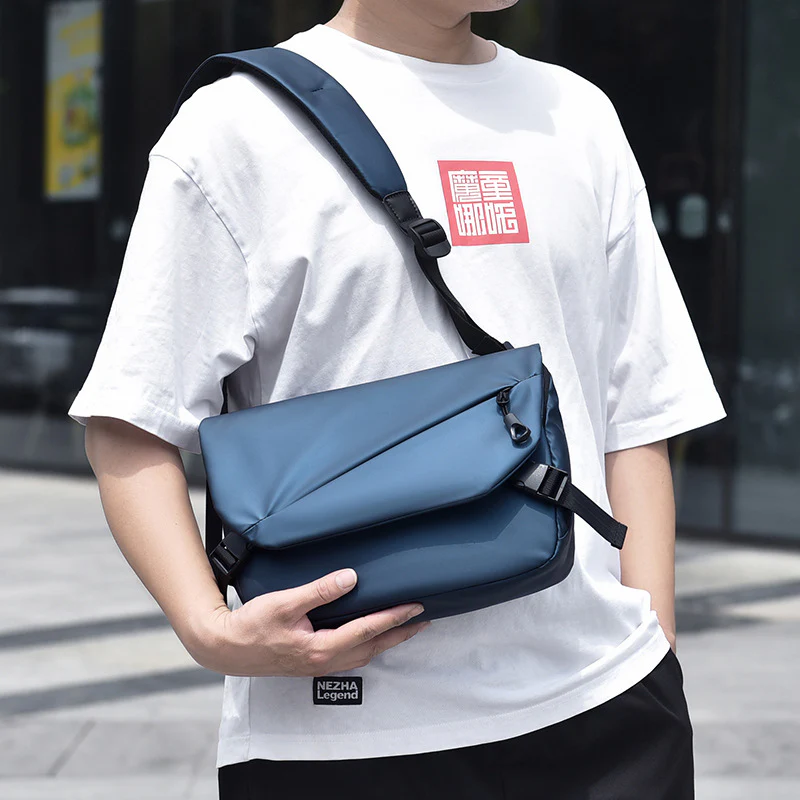 deanwangkt  Cross-Border  Autumn and Winter New Men's Large Capacity Leisure Bag Outdoor Sports Fashion Shoulder Bag Messenger Bag - Deanwangkt