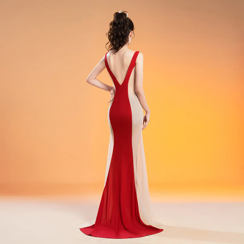 2025 G103/Sexy Dress Celebrity Party Fishtail Evening Dress Night Slim Temperament Long Dress Dress - Deanwangkt