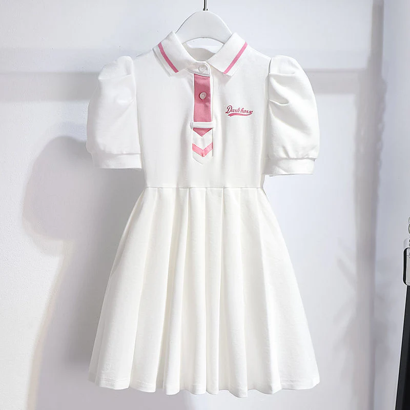 Pleated Skirt Children's Dress  New Fashion Girls Skirt Classic Style Sweet Princess Dress Children's Children's Clothing - Deanwangkt