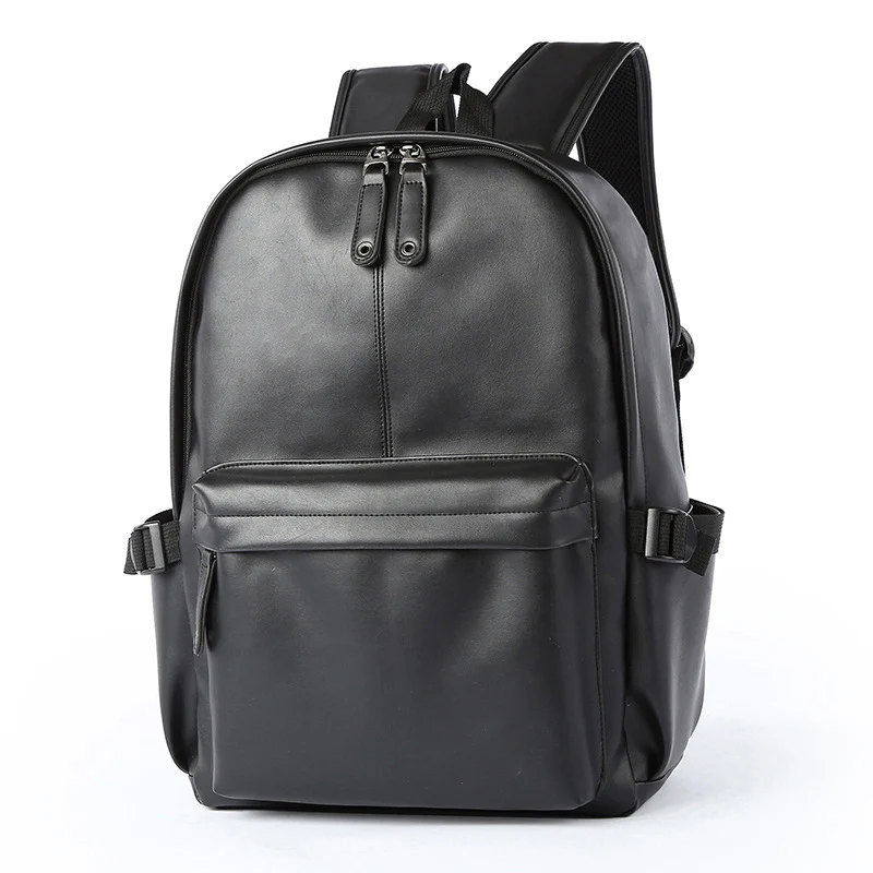 HOTan and NEWn Men's Bag Fashion Trendy Bag Youth Student Schoolbag Cross-Border Leather Backpack Men's Fashion Backpack in Stock Cross-Border - Deanwangkt