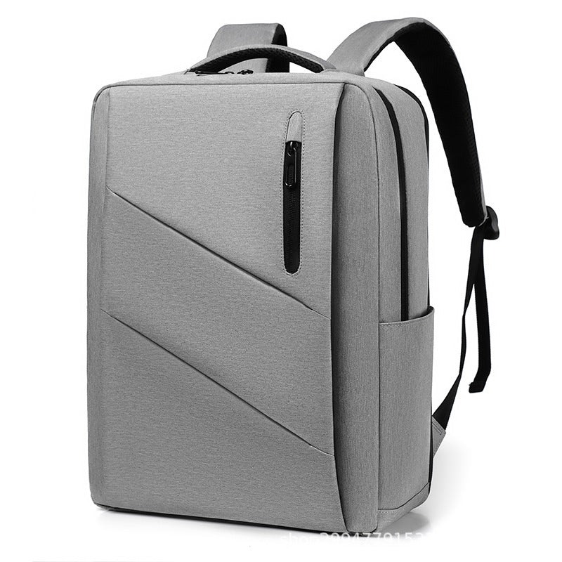New Scalable Laptop Backpack College Student Large-Capacity Backpack Printed Logo Delivery - Deanwangkt