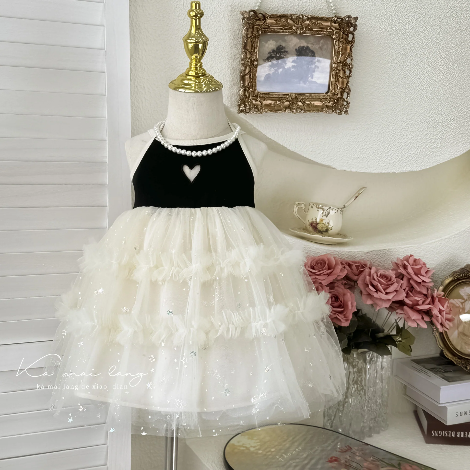 Girl's Dress 2025 Summer New Korean Style Baby Girl's Fashionable Children's Braces Skirt Princess Dress - Deanwangkt