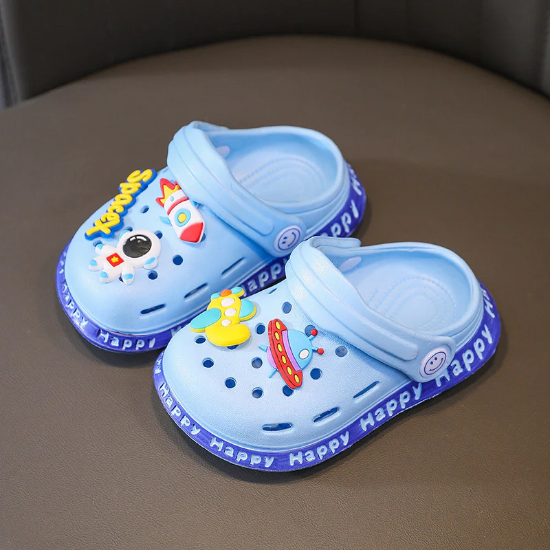 DEANWANGKT Children's Shoes Wholesale Children's Slippers Summer Outdoor Boys' Hole Shoes Anti-Slip Beach Shoes Girls' Sandals - Deanwangkt