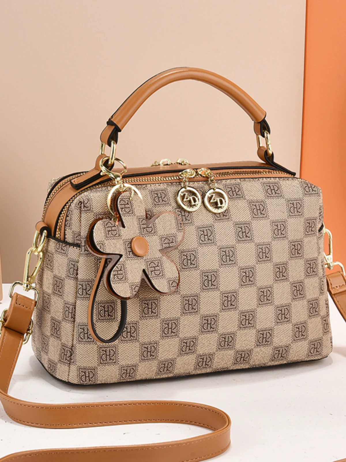 Women's Handbag  New Fashion Versatile Premium Commuter Boston Pillow Bag One Shoulder Crossbody Bag Women - Deanwangkt