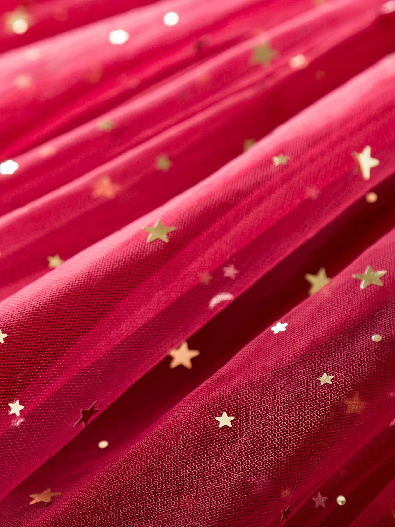 Girls' Elegant Long Sleeve Princess Dress, Cotton Blend with Mesh Contrast, Velvet Top, Perfect for Party, Holiday, Christmas - Spring/Fall Wear for Children Under 12 - Deanwangkt