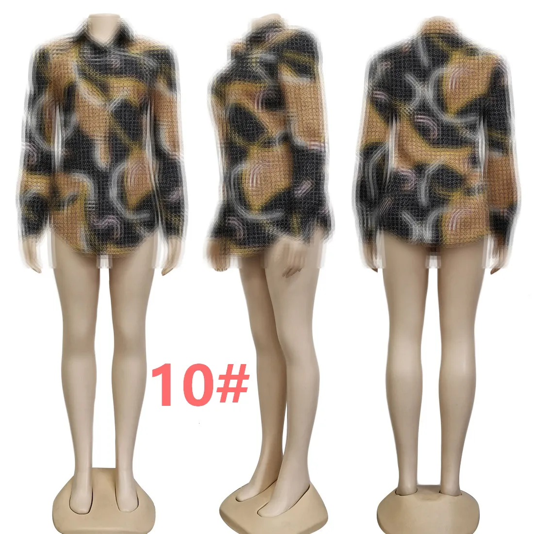 Luxury Women Blouses Shirts Designer Shirt Tops Long Sleeve Slim Fit Shirt Free Ship - Deanwangkt