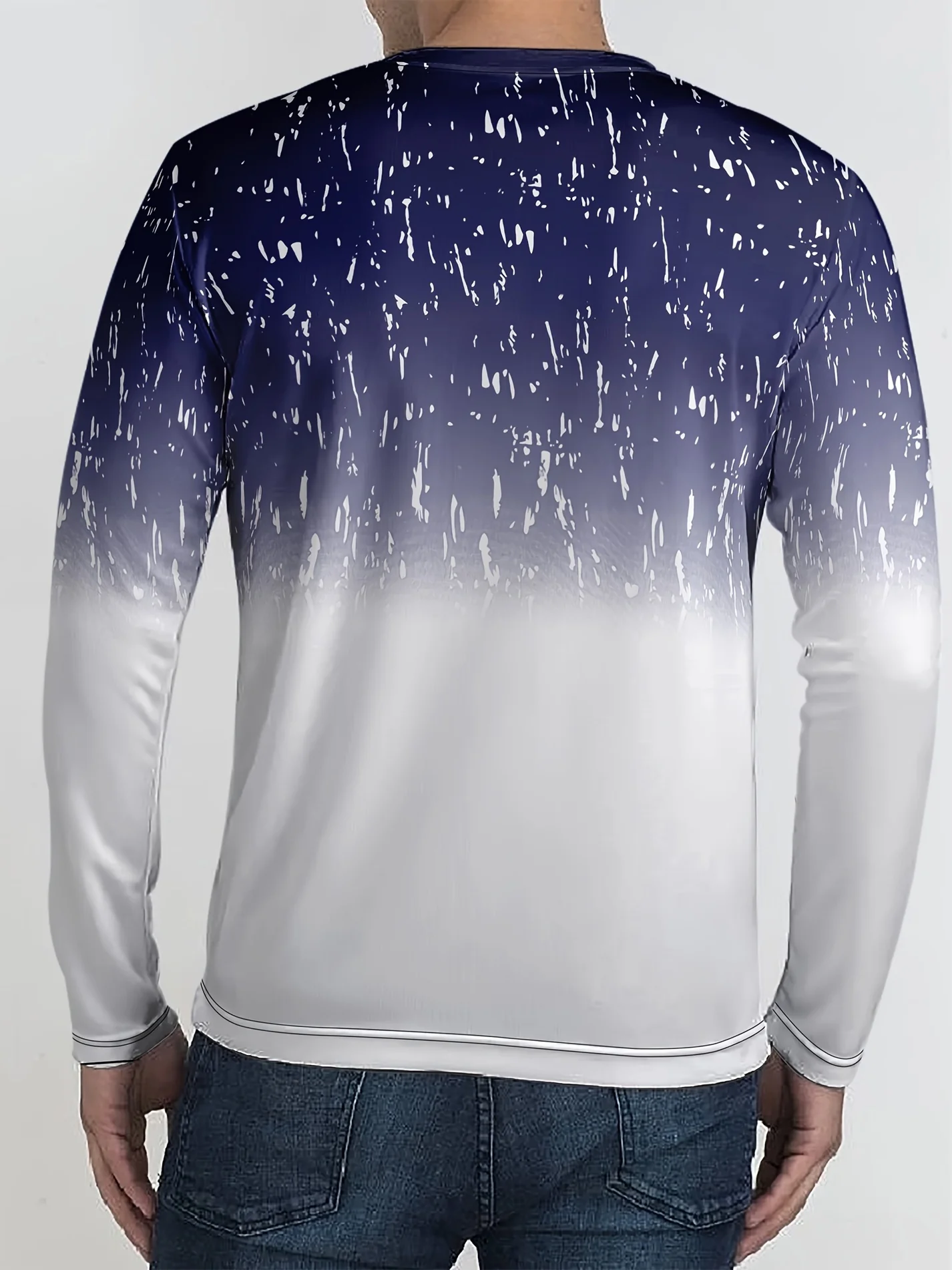 Mens Trendy Graphic Novelty Pajama Loungewear Set - Soft & Cozy Sweatshirts and Jogger Pants, 2-Piece Long Sleeve Tops & Bottoms for Casual Comfort - Deanwangkt