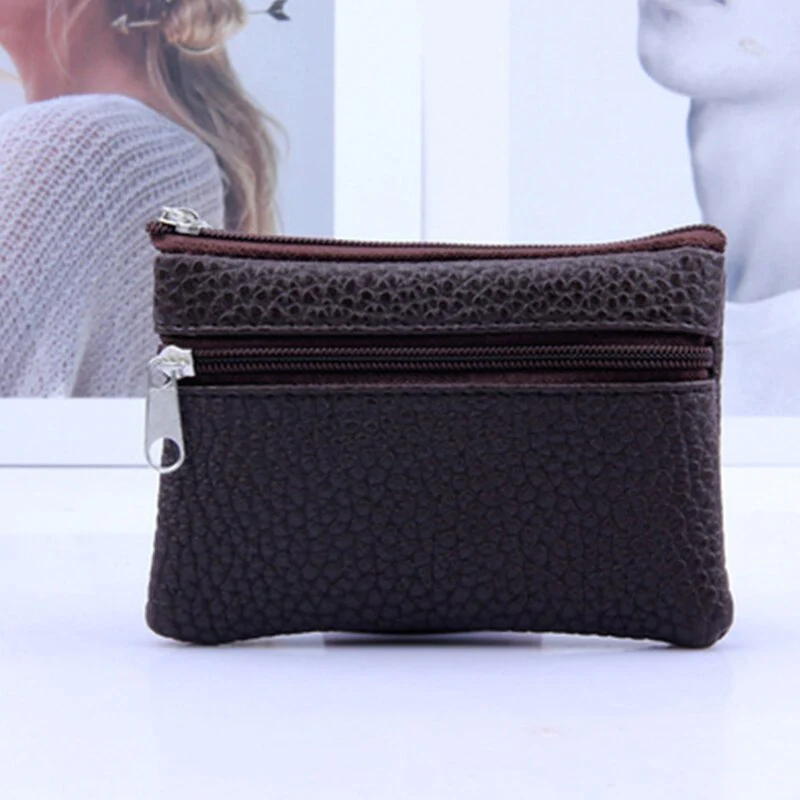 deanwangkt - Fashion Leather Coin Purse Women Small Wallet Change Purses Mini Zipper Money Bags Children's Pocket Wallets Key Holder - Deanwangkt