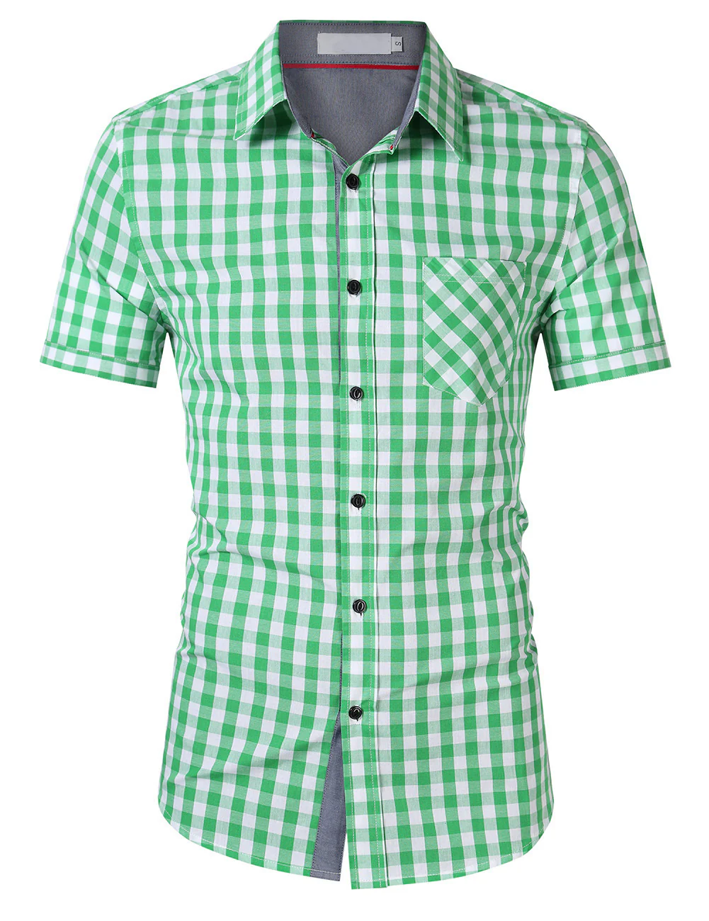 DEANWANGKT 2025 Men's Short Sleeve Shirt Men's Plaid Shirt  Men's Shirt  Popular Men's Shirt Customization - Deanwangkt