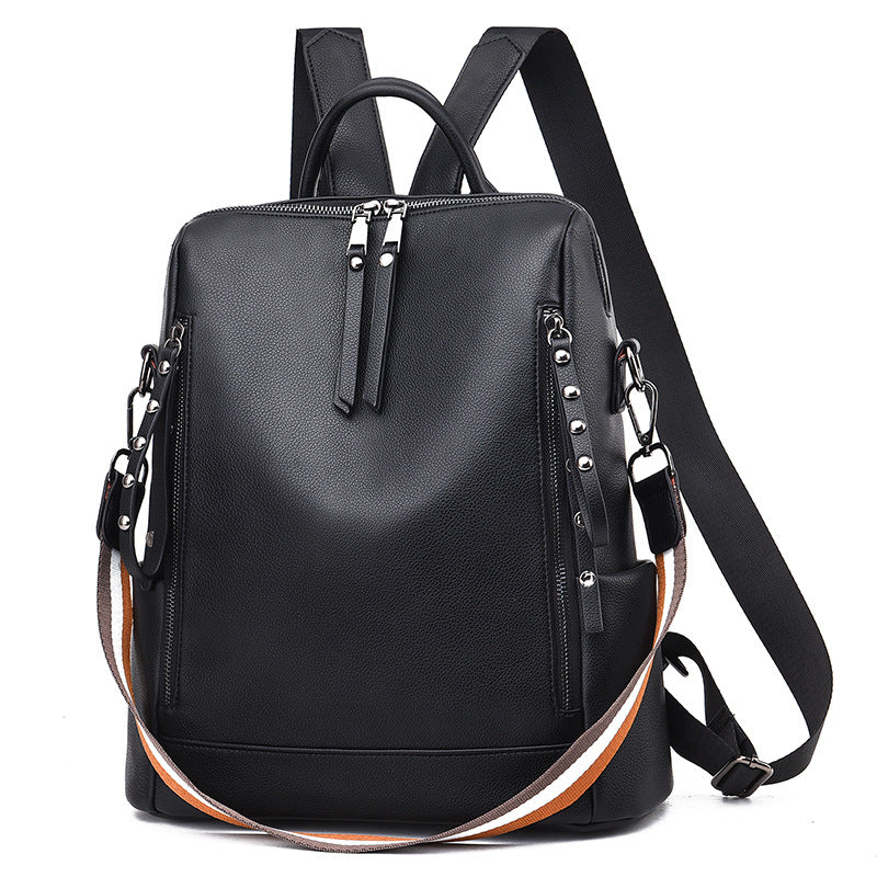 deanwangkt Spring Women's Backpack Large Capacity Student Schoolbag Computer Backpack Fashion Crossbody Backpack One Piece Dropshipping - Deanwangkt