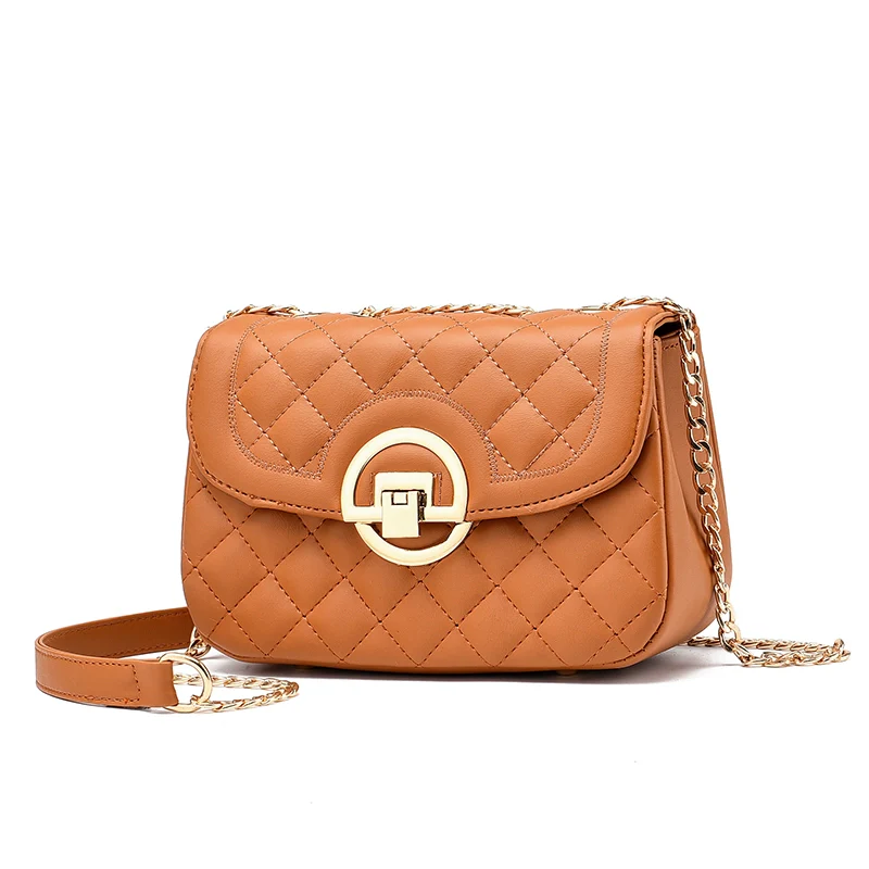 Women's bag  new fashion versatile mini small fragrant wind diamond chain bag shoulder messenger bag small square bag - Deanwangkt