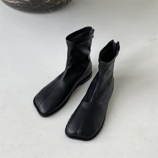 2025  Martin boots women's boots spring and autumn single boots popular new Chelsea soft flat bottom popular mother small short boots this year - Deanwangkt