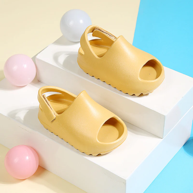 DEANWANGKT Children's Coconut Slippers Summer Wholesale Home Boys and Girls Parent-Child Baby Thick Bottom Anti-Slip Heel Outdoor Slippers - Deanwangkt