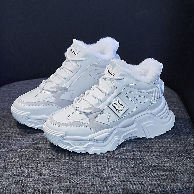 2025 Korean version of spring new dad women's shoes ins tide student sports shoes street shooting Internet celebrity casual shoes women K819 - Deanwangkt