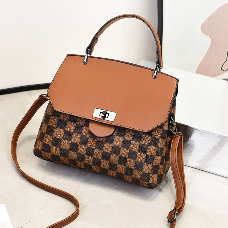 Women's bag  new fashion versatile autumn and winter temperament handbag high-end commuter shoulder messenger bag women - Deanwangkt